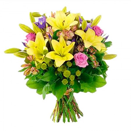 Ramo de Flores Lilium Amarillos