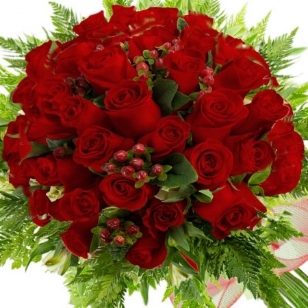 Ramo de 80 Rosas Rojas