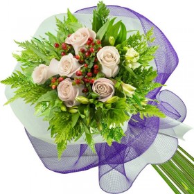 Ramo 6 Rosas Blancas