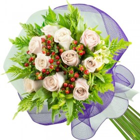 Ramo 10 Rosas Blancas