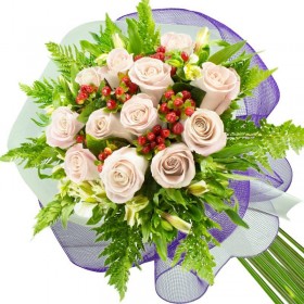 Ramo 12 Rosas Blancas