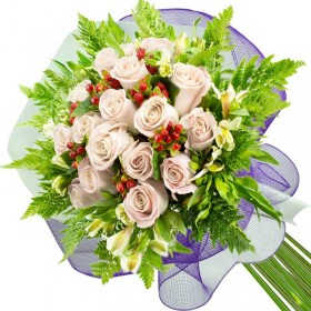 Ramo 16 Rosas Blancas