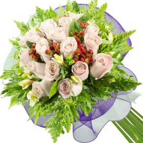 Ramo 22 Rosas Blancas