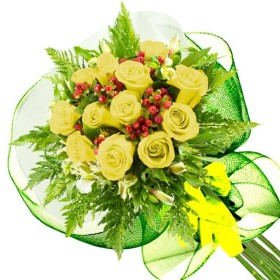 Ramo 12 Rosas Amarillas