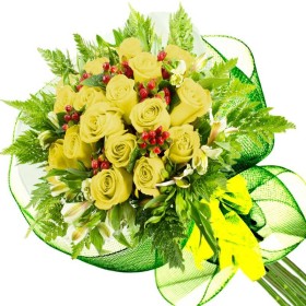 Ramo 16 Rosas Amarillas