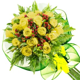 Ramo 18 Rosas Amarillas