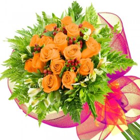 Ramo 15 Rosas Damasco