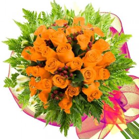 Ramo 30 Rosas Damasco